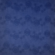NAVY/NAVY#3 COTTON VOILE EMBROIDERY