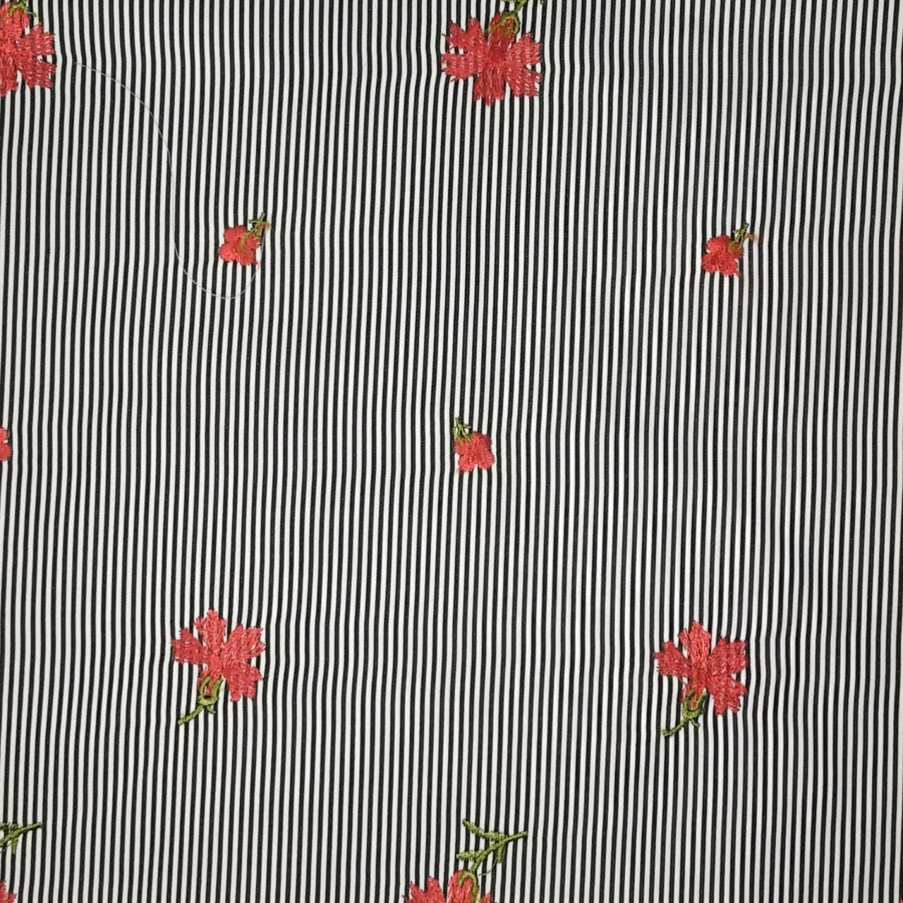 BLACK POLYESTER EMBROIDERY